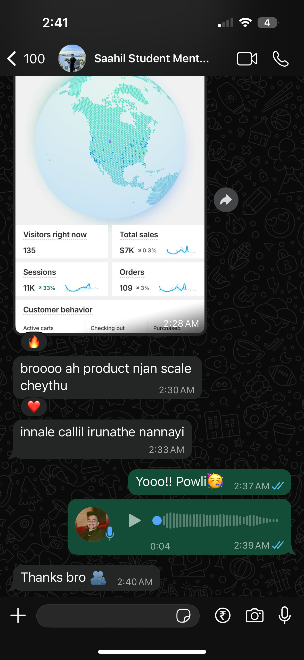 Saahil — student testimonial